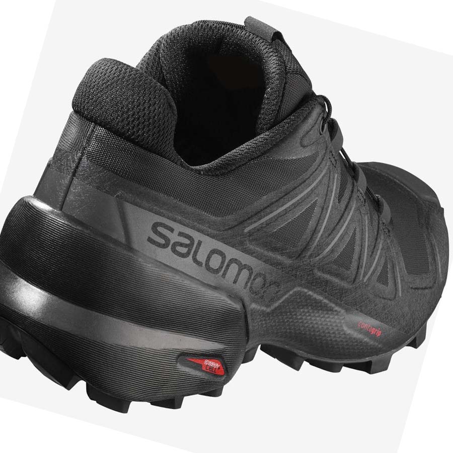 Salomon SPEEDCROSS 5 Kadın Patika Koşu Ayakkabısı Siyah | TR 2745FDN